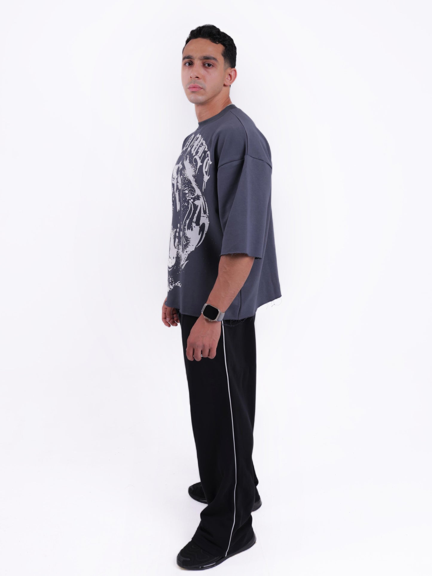 BIG WOLF TEES - Gray
