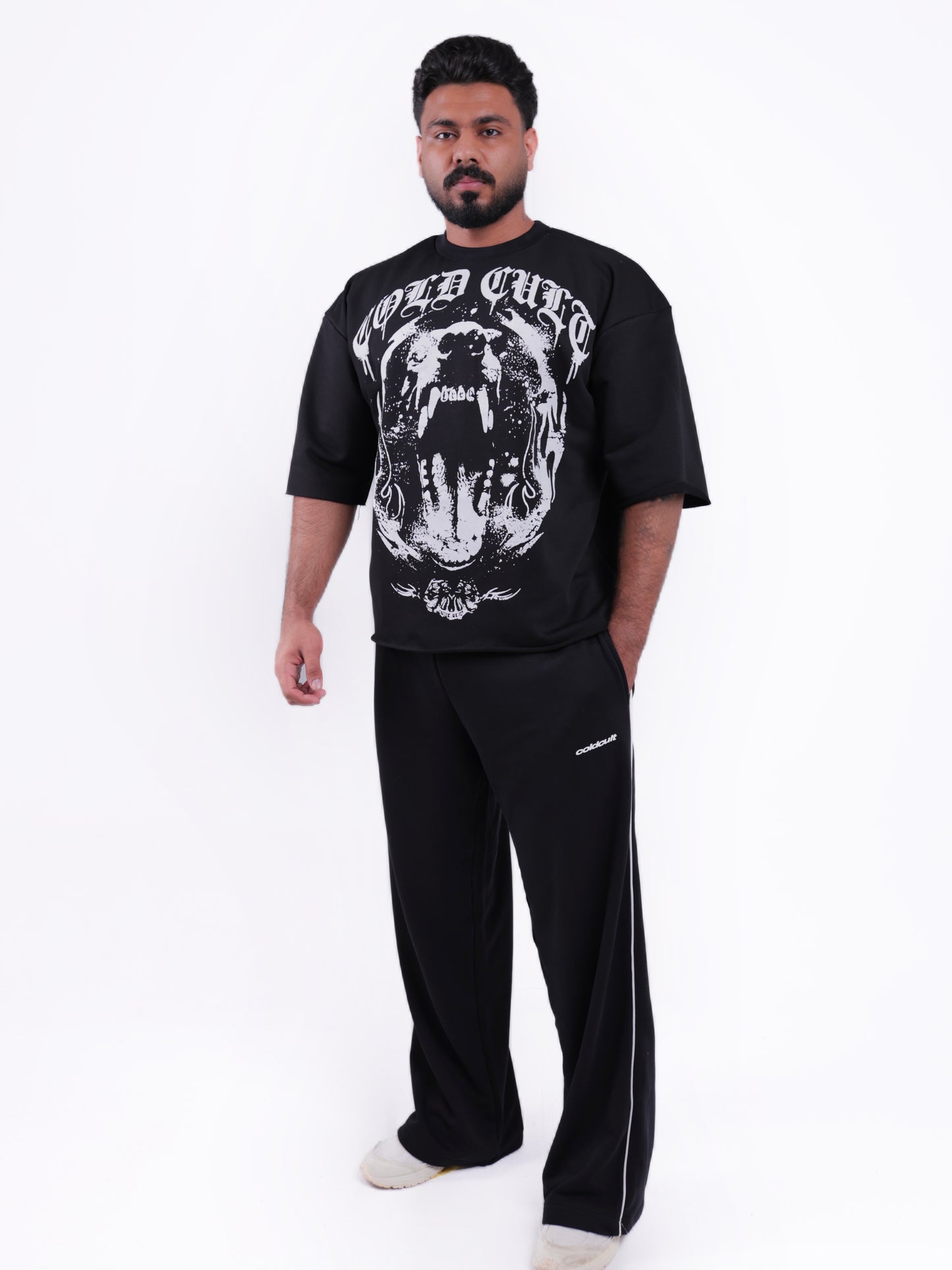 BIG WOLF TEES - Black