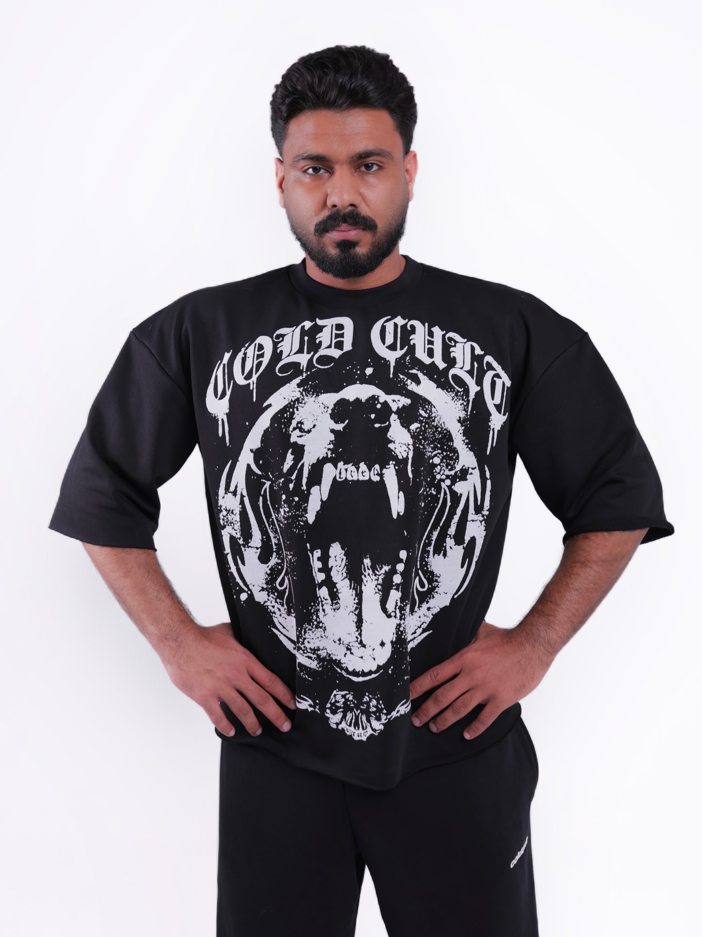 BIG WOLF TEES - Black