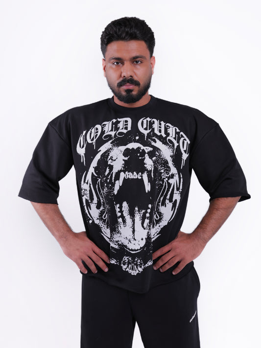 BIG WOLF TEES - Black