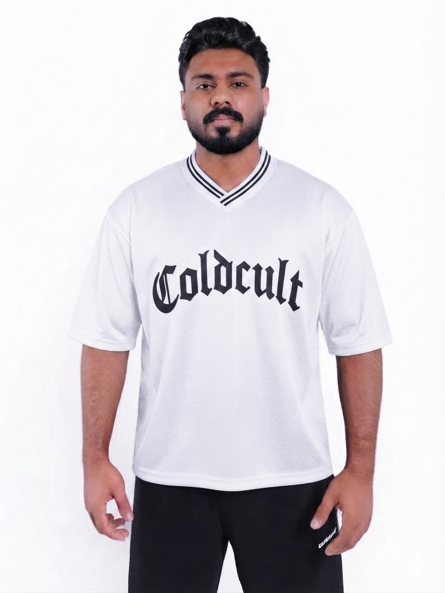 Varsity Football Jersey-White