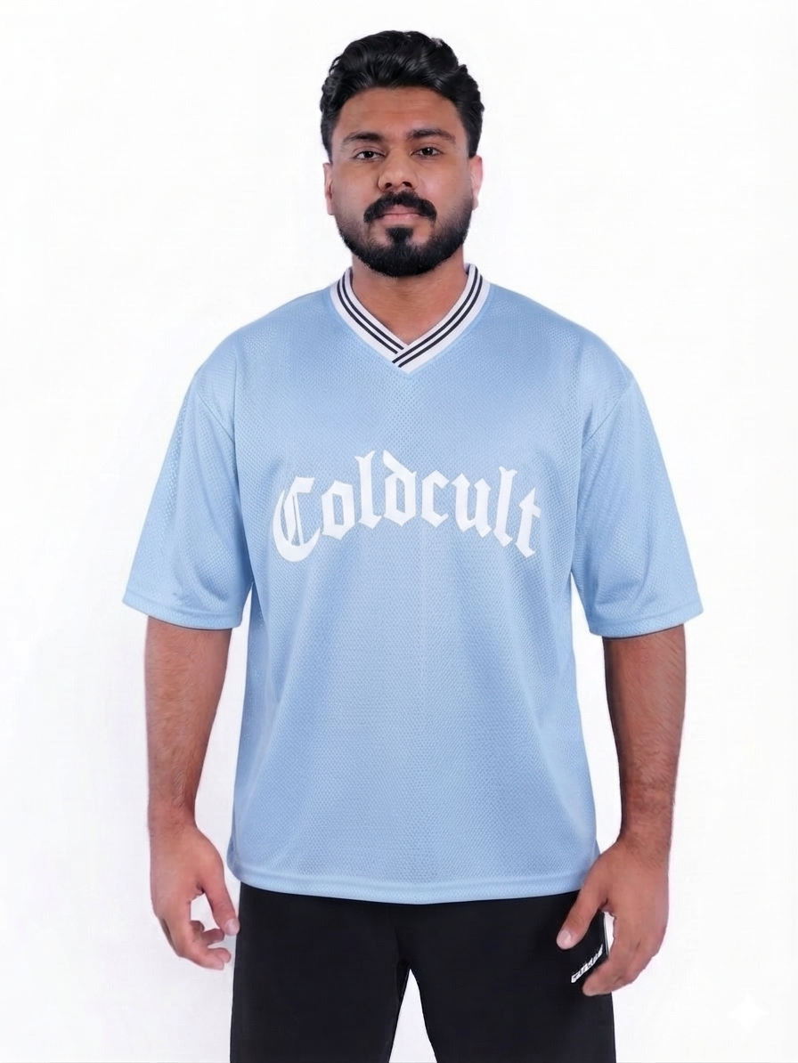 Varsity Football Jersey-blue