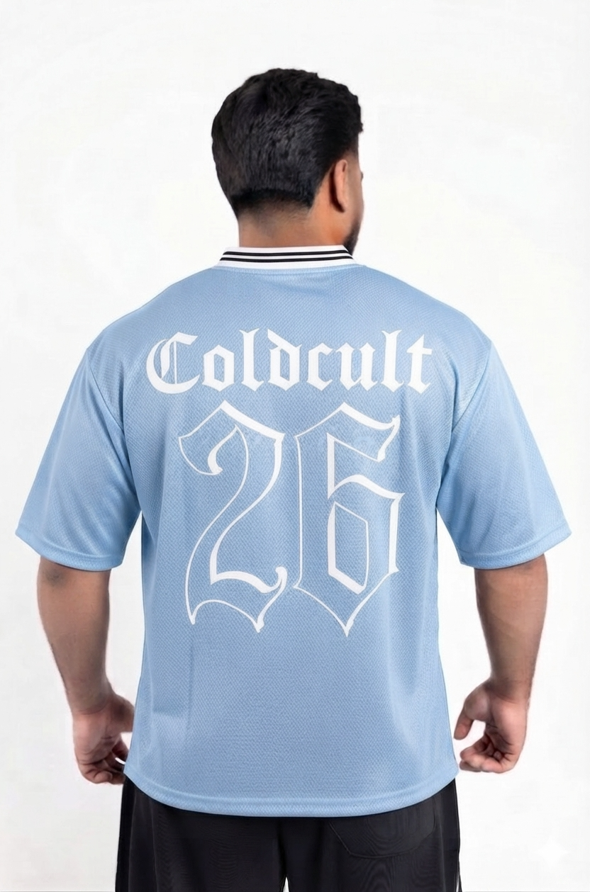 Varsity Football Jersey-blue