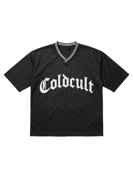 Varsity Football Jersey-black