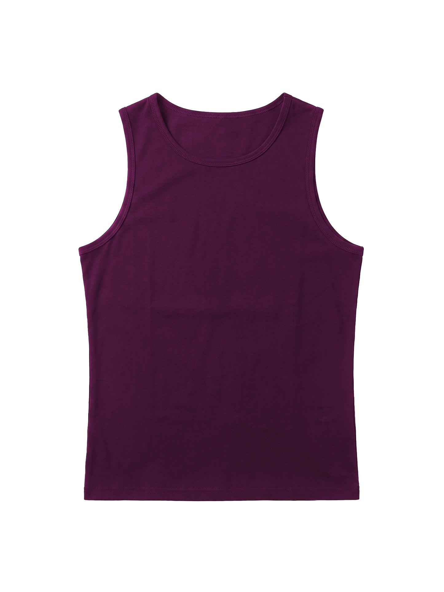 ELEVATED ESSENTIALS-TANKTOP - Burgandy