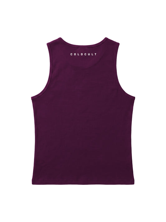 ELEVATED ESSENTIALS-TANKTOP - Burgandy