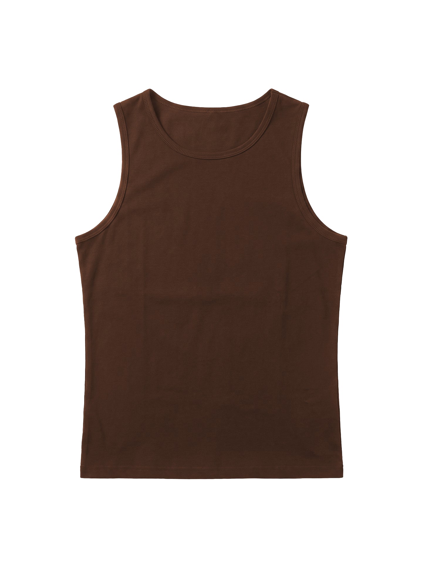 ELEVATED ESSENTIALS-TANKTOP  - Brown