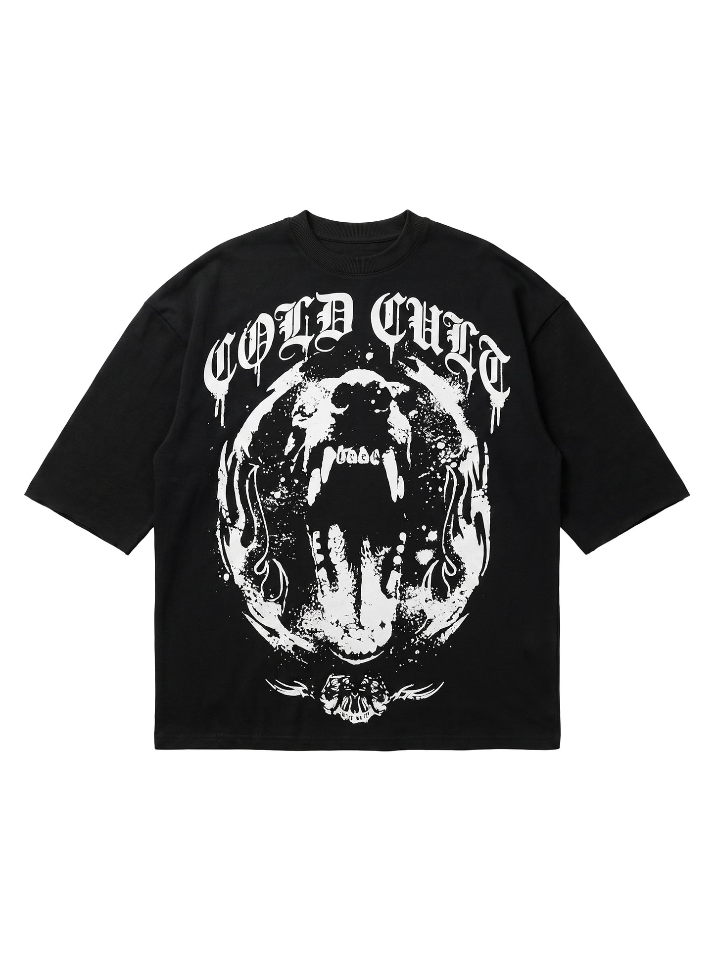 BIG WOLF TEES - Black