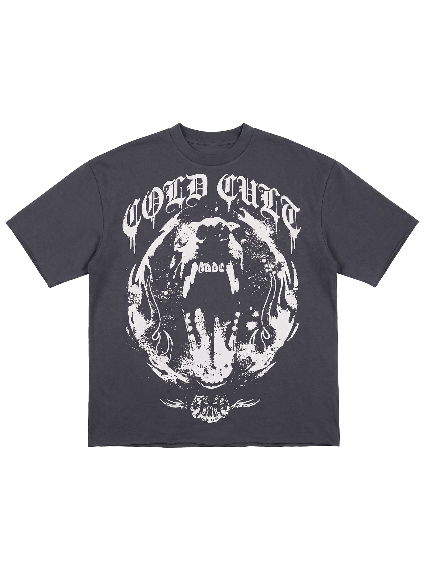 BIG WOLF TEES - Gray