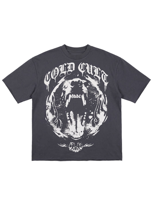 BIG WOLF TEES - Gray