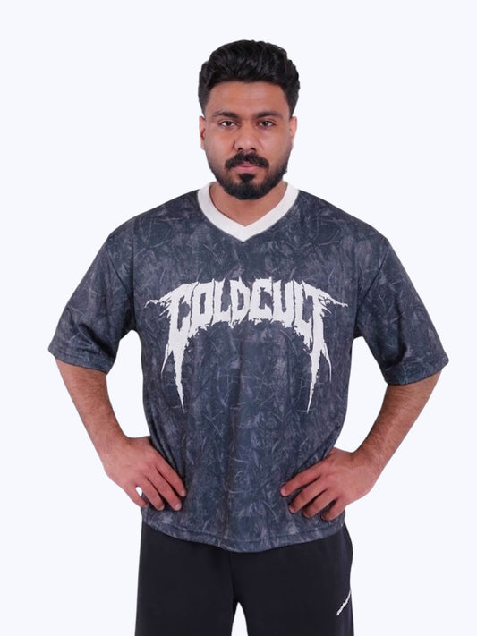VARISITY JERSEY-Dark camo