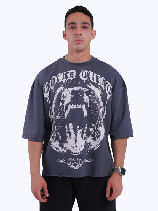 BIG WOLF TEES - Gray