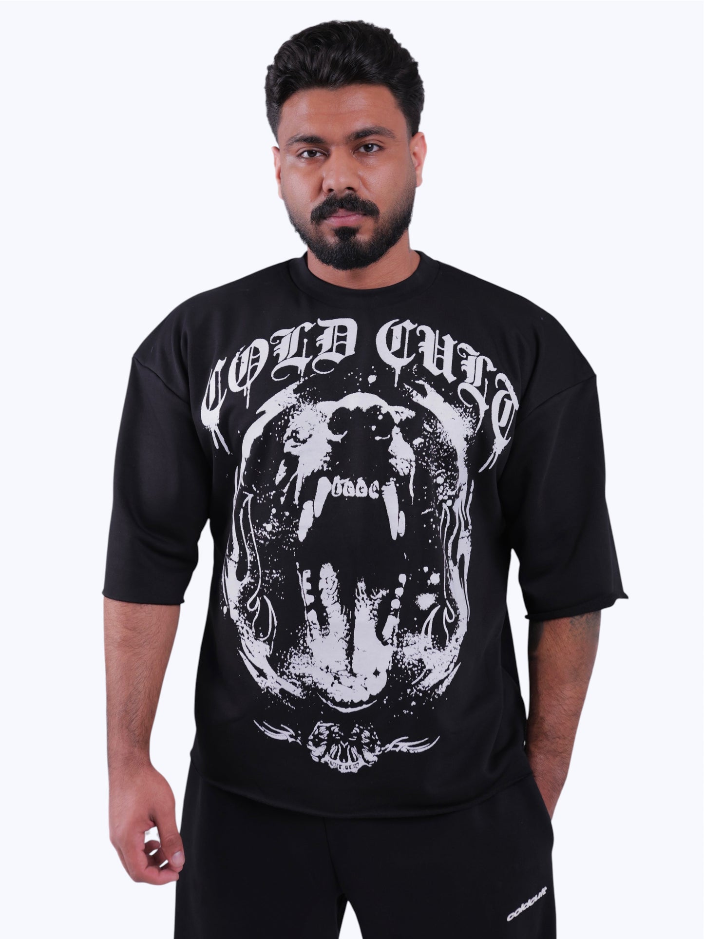 BIG WOLF TEES - Black