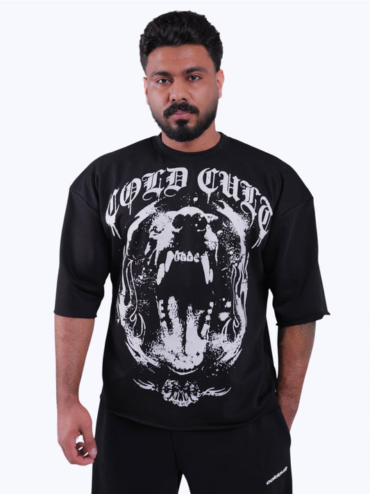 BIG WOLF TEES - Black