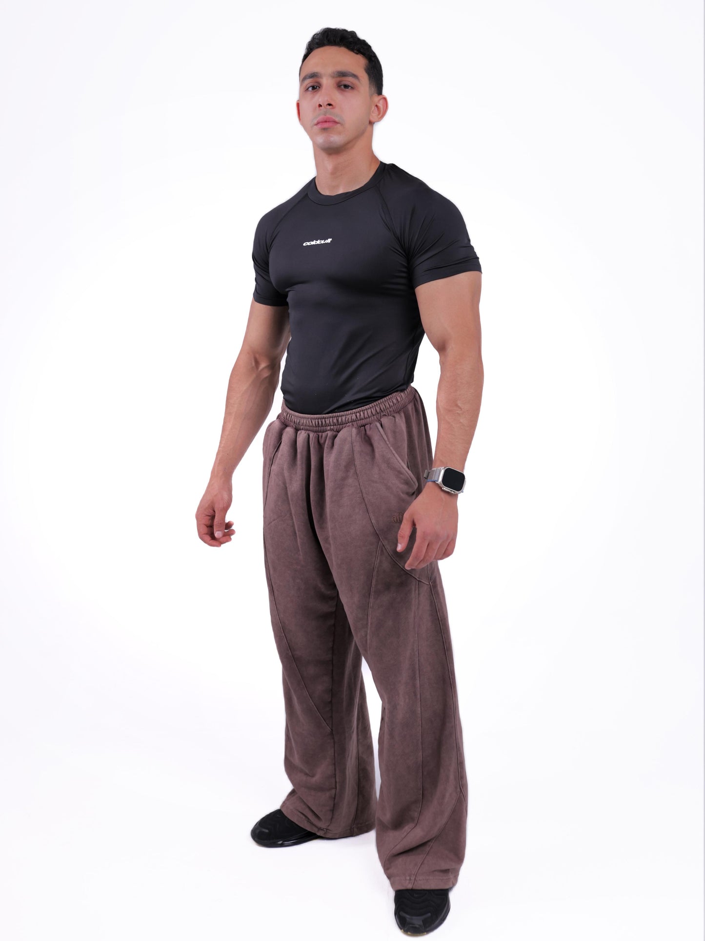 SHADOW SWEATS- Washed brown