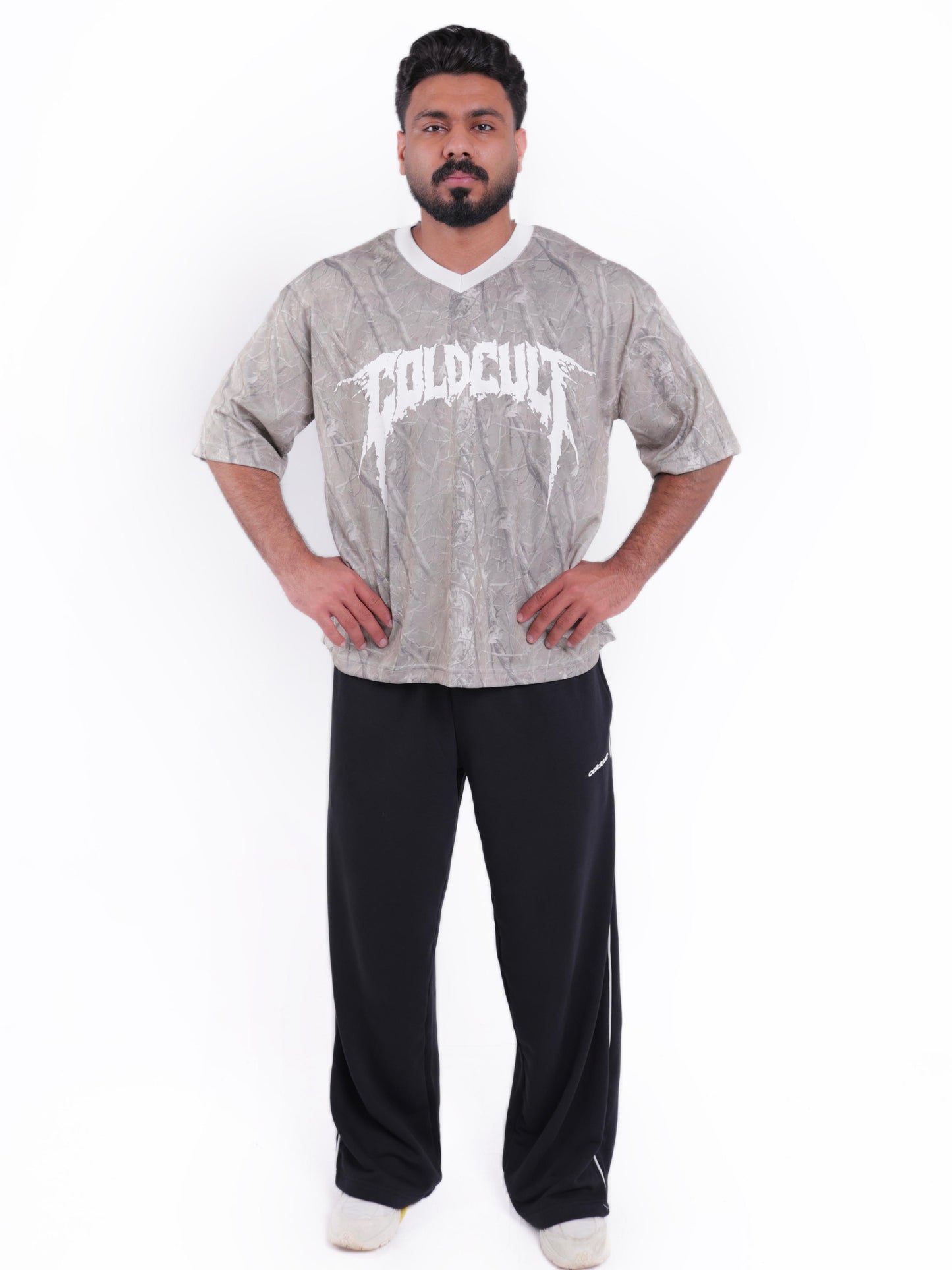 VARISITY JERSEY-Light camo