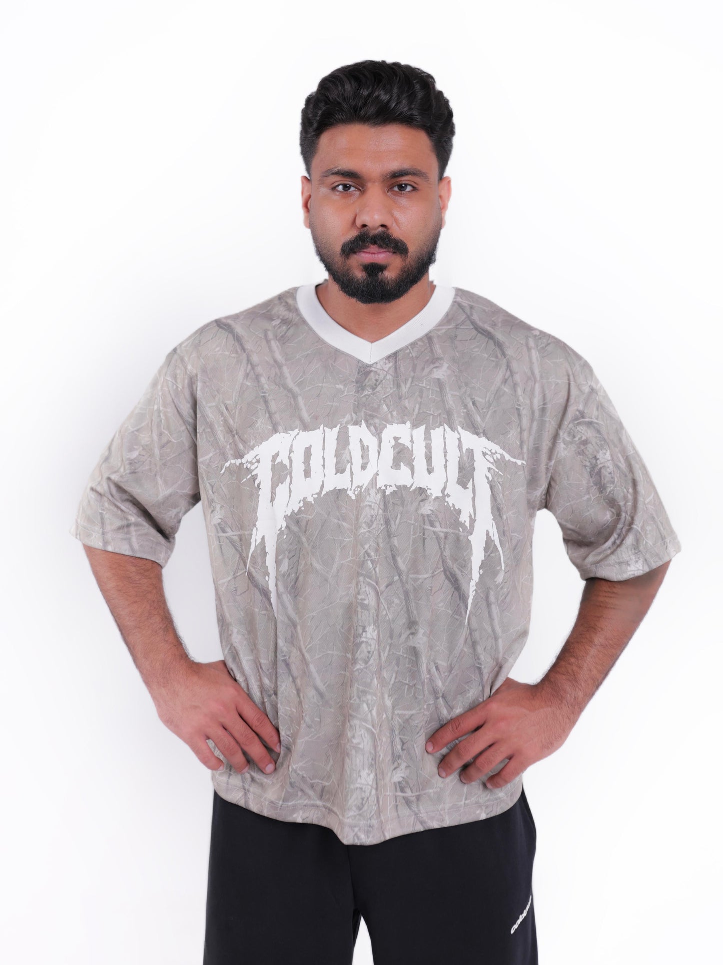 VARISITY JERSEY-Light camo