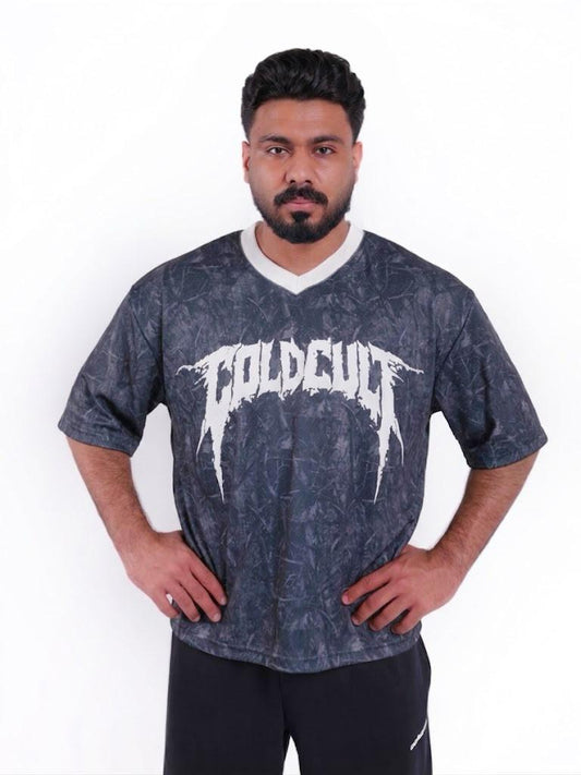 VARISITY JERSEY-Dark camo