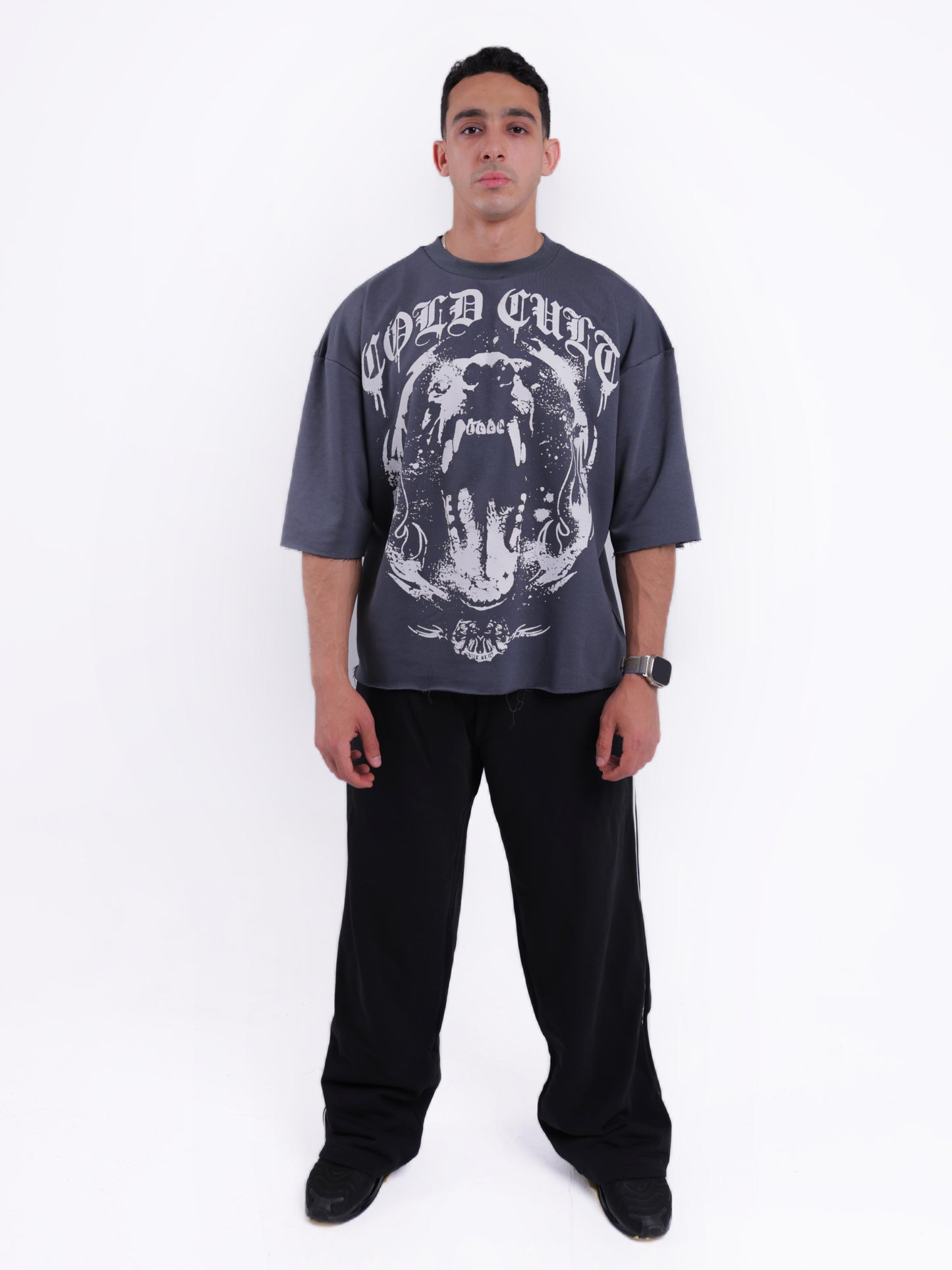 BIG WOLF TEES - Gray
