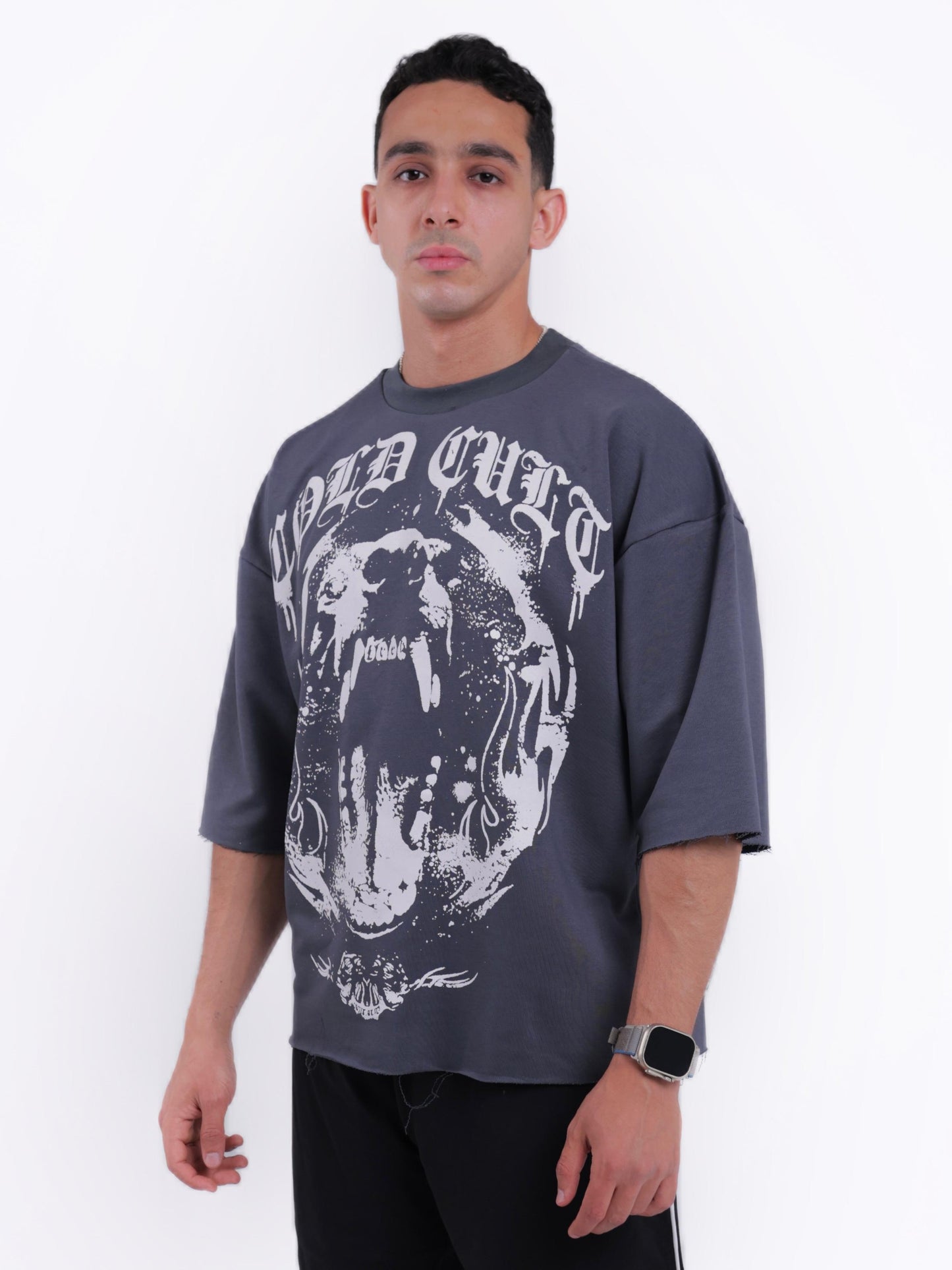 BIG WOLF TEES - Gray