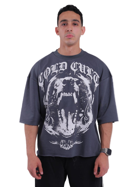 BIG WOLF TEES - Gray